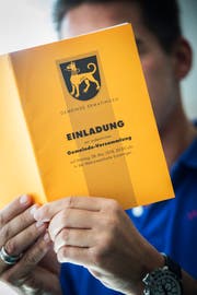Die Gemeindeversammlung entscheidet über die Einbürgerung. (Bild: Reto Martin)