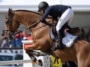 Janika Sprunger glänzte mit zwei Nullfehler-Ritten (Bild: KEYSTONE/TI-PRESS/GABRIELE PUTZU)