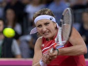 Für Timea Bacsinszky geht der harte Kampf auf der Tour weiter (Bild: KEYSTONE/GEORGIOS KEFALAS)