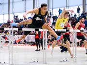 Jason Joseph jagt den Schweizer Rekord im Hürdensprint (Archivaufnahme) (Bild: KEYSTONE/MANUEL LOPEZ)