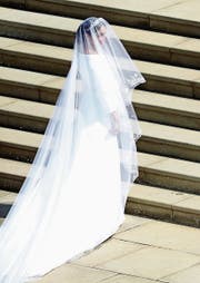 Meghan Markle und ihr Commonwealth-Schleier. (Bild: Getty)