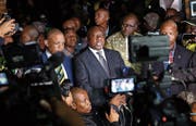 Südafrikas Präsident Cyril Ramaphosa ist seit 100 Tagen im Amt. (Bild: EPA (Johannesburg, 2. April 2018))