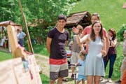 Benno Stockhammer und Andrea Heinz erklärten das Konzept von NaturFlooz. (Bild: Sascha Erni)