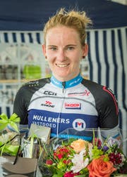 Désirée Ehrler wird beim GP Cham Hagendorn Dritte. (Bild: Christian Hildebrand (Hagendorn, 27. Mai 2018)