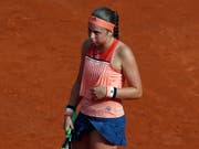 Jelena Ostapenko brachte Roland-Garros in diesem Jahr kein Glück (Bild: KEYSTONE/EPA/GUILLAUME HORCAJUELO)