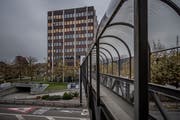 Die Gemeindeverwaltung Emmen – auch bekannt als «Schoggiturm». (Bild: Pius Amrein, 16. November 2017)
