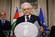 Italiens Staatspräsident Sergio Mattarella (Fabio Frustaci/ANSA)