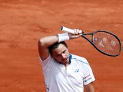 Stan Wawrinka kassierte eine unglückliche Niederlage (Bild: KEYSTONE/EPA/IAN LANGSDON)