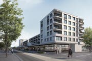 Das Gebäude soll in der Mitte tiefer sein als an den beiden Enden (Bild: PD)