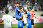 Mario Balotelli brachte Italien mit 1:0 in Führung. (Bild: Ralph Ribi)