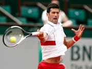 Novak Djokovic kam sicher in die 2. Runde (Bild: KEYSTONE/EPA/IAN LANGSDON)