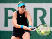 Belinda Bencic nach hartem Kampf in Runde 2 (Bild: KEYSTONE/EPA/CAROLINE BLUMBERG)