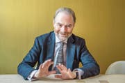 Für Timothy Garton Ash spielt das Bedürfnis nach Zugehörigkeit und Identität bei gesellschaftlichen Veränderungen eine grosse Rolle. Bild: Urs Bucher (Vaduz, 25. Mai 2018)