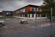 Das Schulhaus Würzenbach. (Bild: Boris Bürgisser, 15. Mai 2018).