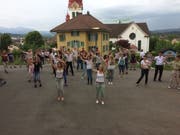 Flashmob in Buttisholz. Bild: PD