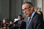 Italiens designierter Regierungschef Carlo Cottarelli. (Allesandra Di Meo/EPA)
