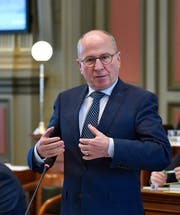 Fredy Fässler, Sicherheits- und Justizdirektor des Kantons St. Gallen. (Bild: Regina Kühne)