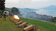 Die Hergiswiler Herrgottskanoniere feuern wieder. (Bild: PD)