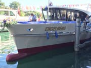 Die Bielersee-Schifffahrts-Gesellschaft hat ein Schiff auf den Namen «Engelberg» getauft. (Bild: PD)