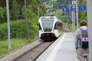Die S8 in Moglesberg. (Bild: Martin Knoepfel)