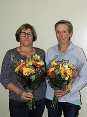 Jubiläen: Silvia Kreuzer und Vreni Staufer engagieren sich bereits seit 15 und 10 Jahren für die Spitex Region Müllheim. (Bild: PD)