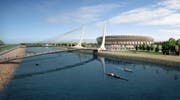 Das WM-Stadion in Nischnij Nowgorod. (Bild: Handout Fifa)