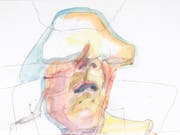 Maria Lassnigs "Geschichts-Schichtenlinien" von 1996 sind im Neubau des Basler Kunstmuseums noch bis am 26. August zu sehen. (Bild: © Maria Lassnig Stiftung)