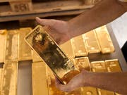 Weltweit ist die Nachfrage nach Gold auf tiefsten Stand seit zehn Jahren gefallen. (Bild: Keystone/MARTIN RUETSCHI)