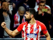 Schoss Atlético Madrid in den Europa-League-Final: Diego Costa (Bild: KEYSTONE/EPA EFE/JUANJO MARTIN)