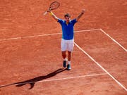 Jubelt er im Juli auch in Gstaad? Der dreifache Grand-Slam-Champion Stan Wawrinka hat sich für das J. Safra Sarasin Swiss Open eingeschrieben (Bild: KEYSTONE/AP/CHRISTOPHE ENA)