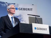 Geberit-Chef Christian Buhl rechnet für das laufende Jahr mit einer Belastung durch steigende Rohmaterial- und Personalkosten. (Bild: KEYSTONE/ENNIO LEANZA)