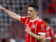 Goalgetter Robert Lewandowski könnte Bayern München verlassen (Bild: KEYSTONE/AP/MATTHIAS SCHRADER)