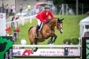Steve Guerdat auf seiner Stute Bianca. (Urs Bucher)
