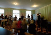 Zum Projekt «Herisau – vorwärts!» gehört auch die WandelBar. Hier ein Bild vom vergangenen März. (Bild: APZ)