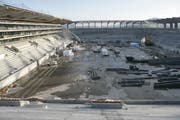 So sah die Stadion-Baustelle im Januar 2008, wenige Monate vor der Einweihung der damaligen AFG Arena, aus. (Ralph Ribi)