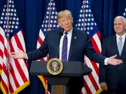 Im Handelsstreit mit der EU machen die USA ernst. Ab Mitternacht gelten die neuen Zölle auf Stahl- und Aluminium-Importe auch für die EU. (Bild: KEYSTONE/EPA/MICHAEL REYNOLDS)