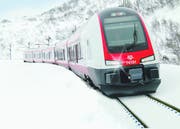 Ein Flirt von Stadler unterwegs in Norwegen. (Bild: PD)