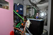 Dieses Chrystal Meth Labor entdeckte die Zuger Polizei. (Bild: Zuger Polizei)