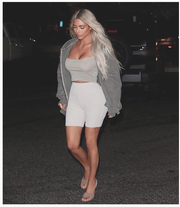 Dank Kim Kardashian sind Radlerhosen wieder angesagt. (Bild: Instagram)
