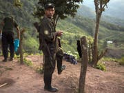 Kolumbien hat Gelder der ehemaligen Farc-Rebellen aufgrund von Unregelmässigkeiten bei der Parlamentswahl gesperrt. (Archivbild von 2016) (Bild: KEYSTONE/EPA EFE/RICARDO MALDONADO ROZO)