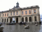 Hier tagte am Freitag die Schwedische Akademie. Sie beschloss, den Literaturnobelpreis in diesem Jahr zu sistieren. (Bild: Keystone/EPA TT NEWS AGENCY/FREDRIK SANDBERG)