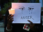 Die Berichte über Vergewaltigungen von jungen Mädchen in Indien reissen nicht ab, obwohl viele gegen Sexualgewalt auf die Strasse gehen - so wie hier in Bangalore. (Bild: KEYSTONE/AP/AIJAZ RAHI)