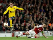 Arsenals Laurent Koscielny (rechts) verpasst nach einem Achillessehnenriss in Madrid die WM-Endrunde in Russland (Bild: KEYSTONE/AP/MATT DUNHAM)
