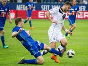 Luzern Captain Claudio Lustenberger bestritt sein 400. Spiel für den FC Luzern (Bild: KEYSTONE/ALEXANDRA WEY)