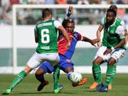 St. Gallen und Basel boten sich einen spektakulären Schlagabtausch (Bild: KEYSTONE/GIAN EHRENZELLER)