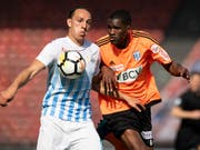 Michael Frey und Elton Monteiro schossen die beiden Tore im Letzigrund (Bild: KEYSTONE/ENNIO LEANZA)