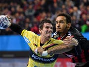 Andy Schmid führte die Rhein-Neckar Löwen zum ersten Cupsieg in Deutschland (Bild: KEYSTONE/EPA/GEORGI LICOVSKI)