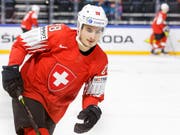 Timo Meier gelingt mit der Schweizer Nationalmannschaft ein Einstand nach Mass (Bild: KEYSTONE/SALVATORE DI NOLFI)