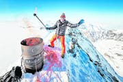 Pirmin Zurbriggen auf dem Matterhorn. (Bild: Valentin Flauraud/Keystone (8. Februar 2018))