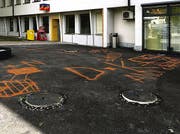 Diese Kritzeleien sind kein Vandalismus. (Bild: Landespolizei Liechtenstein)